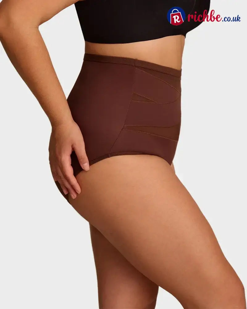 💖Last Day-Buy 1 Get 3 Packs💖Plus-Size High-Waist Cross Tummy Control Panties