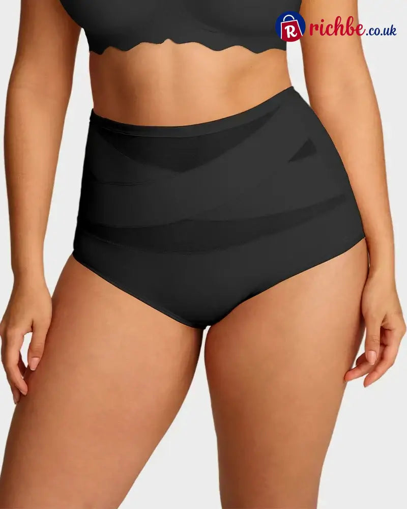 💖Last Day-Buy 1 Get 3 Packs💖Plus-Size High-Waist Cross Tummy Control Panties