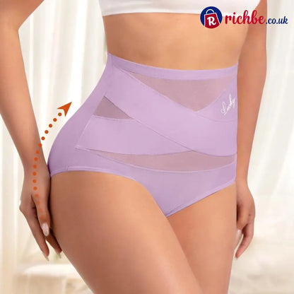 💖Last Day-Buy 1 Get 3 Packs💖Plus-Size High-Waist Cross Tummy Control Panties