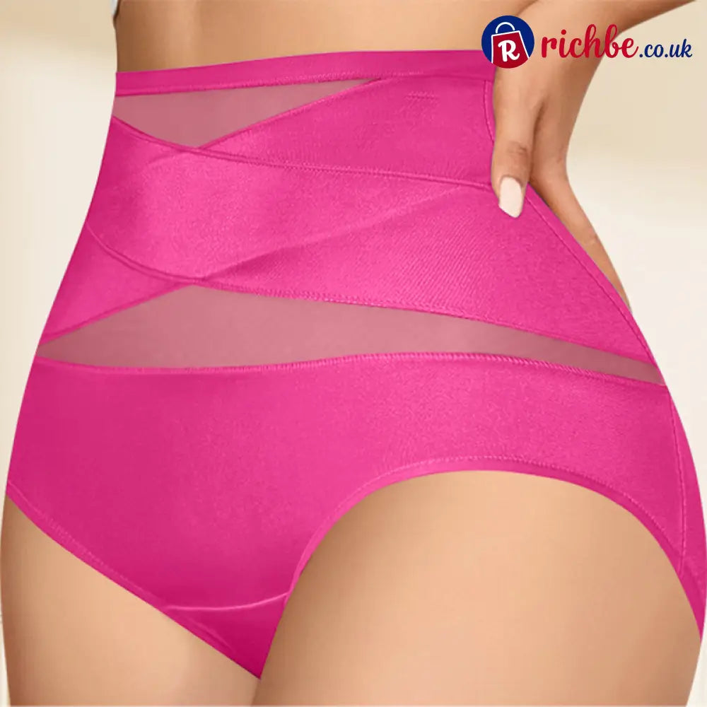 💖Last Day-Buy 1 Get 3 Packs💖Plus-Size High-Waist Cross Tummy Control Panties