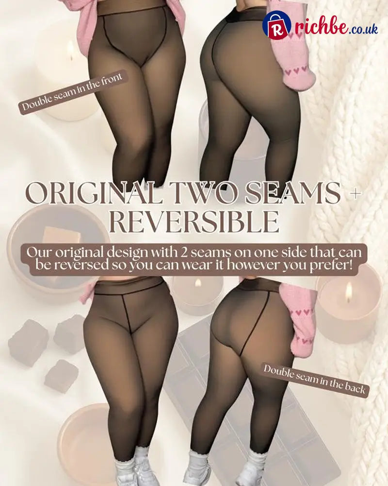 🔥LAST DAY SALE 49% OFF!!⚡50K+ SOLD!❄️One-Seam Shaping Fleece Leggings✨✨Stay Warm.Look Snatched. 💕