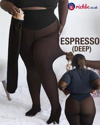 🔥LAST DAY SALE 49% OFF!!⚡50K+ SOLD!❄️One-Seam Shaping Fleece Leggings✨✨Stay Warm.Look Snatched. 💕 - Deep / XS-S