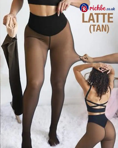 🔥LAST DAY SALE 49% OFF!!⚡50K+ SOLD!❄️One-Seam Shaping Fleece Leggings✨✨Stay Warm.Look Snatched. 💕 - 🔥Tan / XS-S