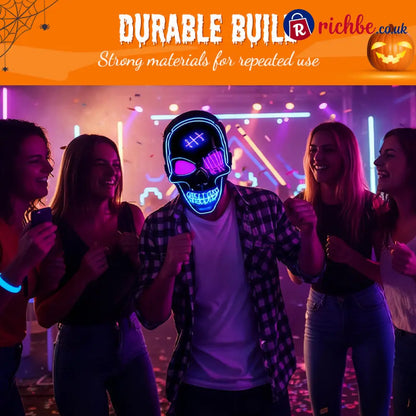 💀 LAST DAY SALE 49% OFF 🔥 Halloween LED Skull Mask - Clothing & Accessories
