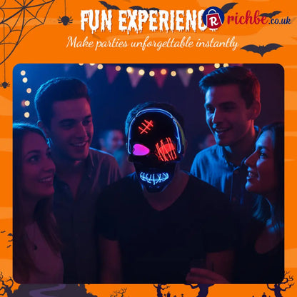 💀 LAST DAY SALE 49% OFF 🔥 Halloween LED Skull Mask - Clothing & Accessories
