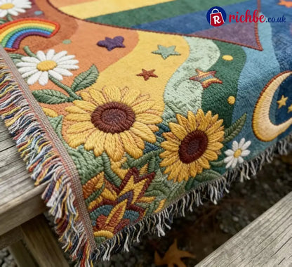 ☀LAST DAY SALE 49% OFF!!🏳️‍🌈Handmade Woven Pride Blanket | For Belonging Visibility & Unapologetic Self-Expression