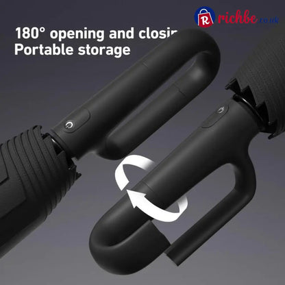 🔥LAST DAY SALE ONLY ￡18.99!!🔥The UK’s Go-To Foldable Umbrella: Auto Open Stormproof & UV-Blocking ☔☀️Compact Durable &