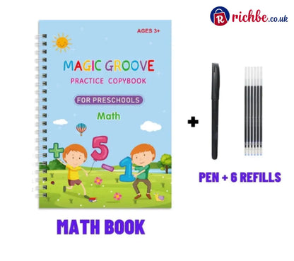🏆LAST DAY SALE ONLY ￡9.99!🔥4-in-1 Fun Reusable Learning Books📚 - 1* Math Book