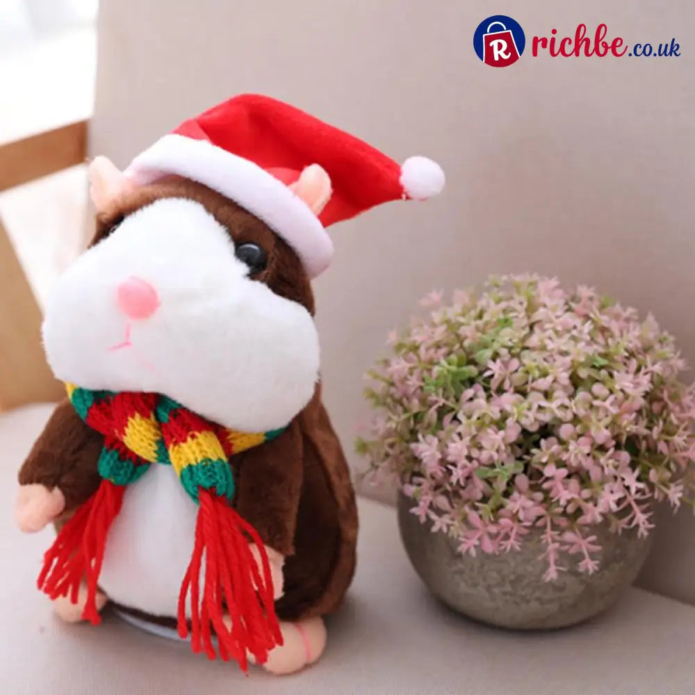 🐹 Last Day Special ✨Talking Hamster Plush – repeats whatever you say auto head-shaking hilarious fun for kids &