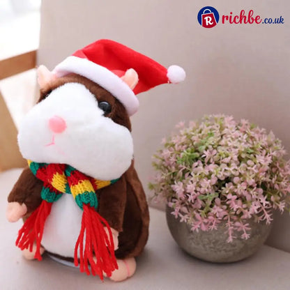 🐹 Last Day Special ✨Talking Hamster Plush – repeats whatever you say auto head-shaking hilarious fun for kids &