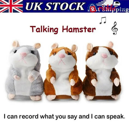 🐹 Last Day Special ✨Talking Hamster Plush – repeats whatever you say auto head-shaking hilarious fun for kids &
