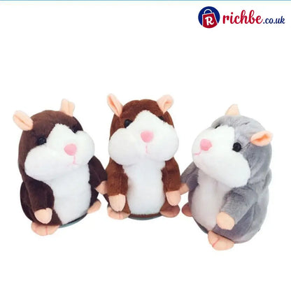 🐹 Last Day Special ✨Talking Hamster Plush – repeats whatever you say auto head-shaking hilarious fun for kids &