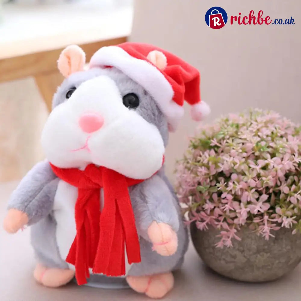 🐹 Last Day Special ✨Talking Hamster Plush – repeats whatever you say auto head-shaking hilarious fun for kids &
