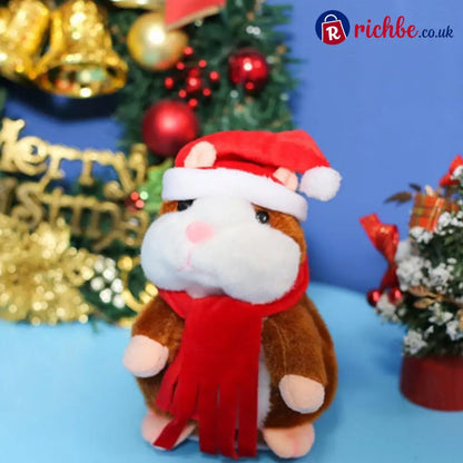 🐹 Last Day Special ✨Talking Hamster Plush – repeats whatever you say auto head-shaking hilarious fun for kids &