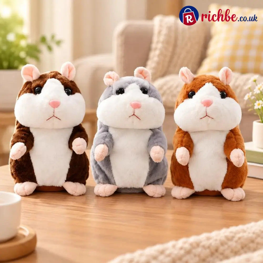 🐹 Last Day Special ✨Talking Hamster Plush – repeats whatever you say auto head-shaking hilarious fun for kids &