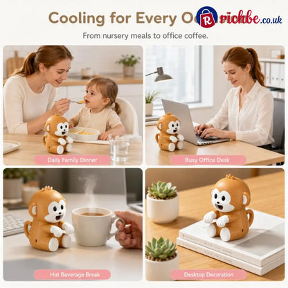 ⏳ Last day to save 49% – Portable Hang-On Food Cooling Fan - Kitchen & Dining