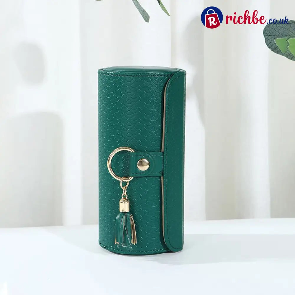 💎 Layered Travel Jewelry Case – Elegant Storage Always Ready to Shine✈️ - Green