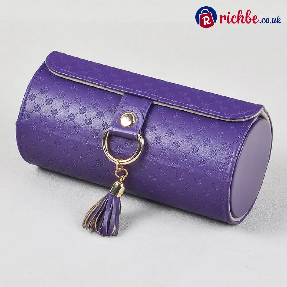 💎 Layered Travel Jewelry Case – Elegant Storage Always Ready to Shine✈️ - Purple