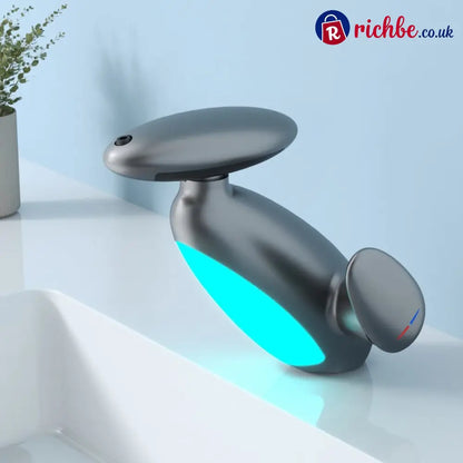 LED Bathroom Faucet with Multicolor Light 360° Swivel & Pull-Out Spout 4 Spray Modes