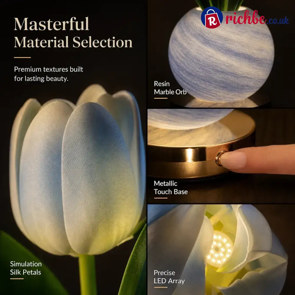 LED-Simulation „Tulip Planet“ – Stimmungsnachtlicht mit Touch-Steuerung