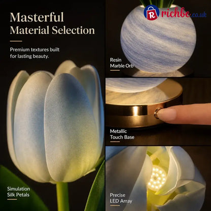 LED-Simulation „Tulip Planet“ – Stimmungsnachtlicht mit Touch-Steuerung