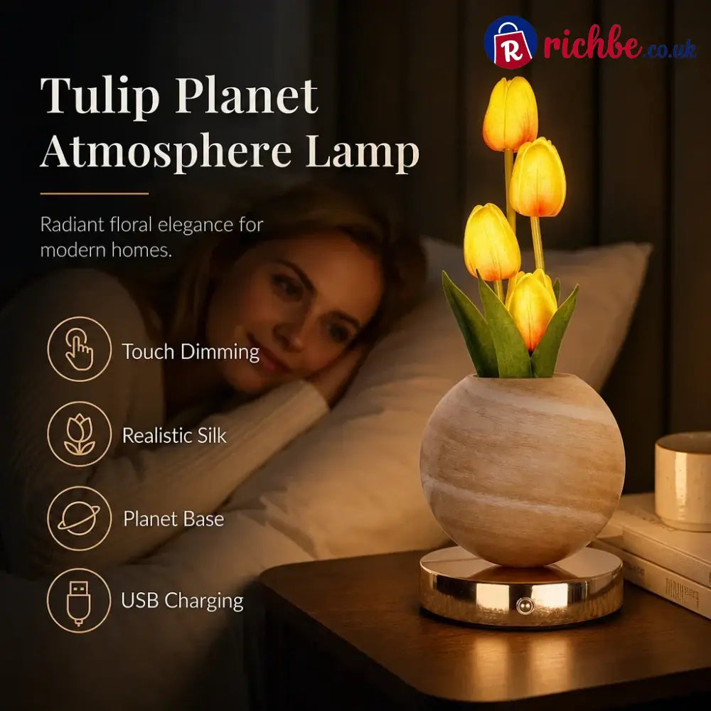 LED-Simulation „Tulip Planet“ – Stimmungsnachtlicht mit Touch-Steuerung