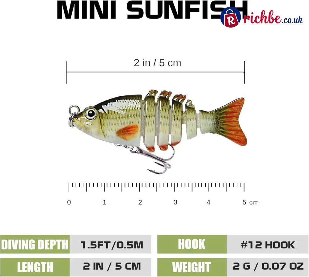 Lifelike Fishing Lures for Freshwater and Saltwate