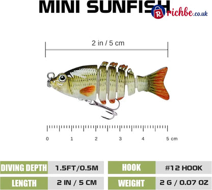 Lifelike Fishing Lures for Freshwater and Saltwate