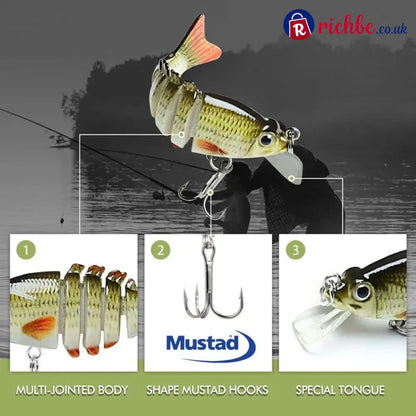 Lifelike Fishing Lures for Freshwater and Saltwate