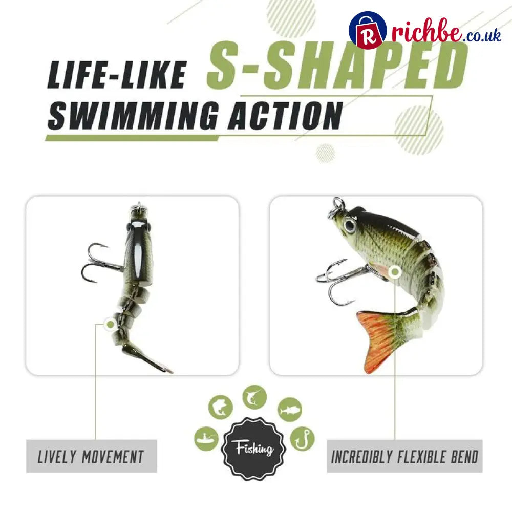 Lifelike Fishing Lures for Freshwater and Saltwate