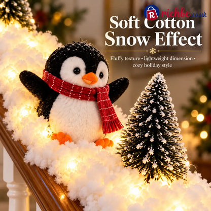 🐧 Light-Up Penguin Christmas Stair Garland – Turn Your Banister Into a Winter Wonderland ✨ - Waving Penguin