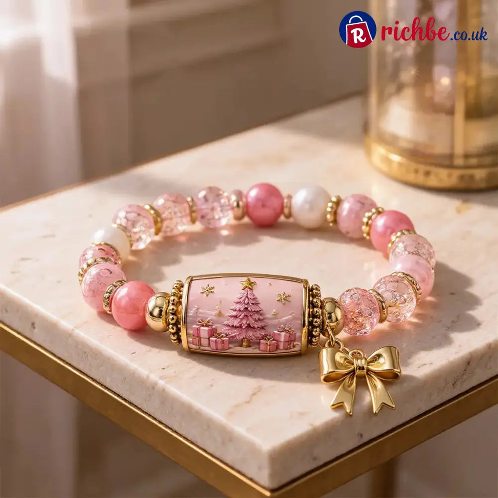 🎄 Limited Edition Christmas Story Beaded Bracelet Set – Holiday Gift Jewelry ✨🎁