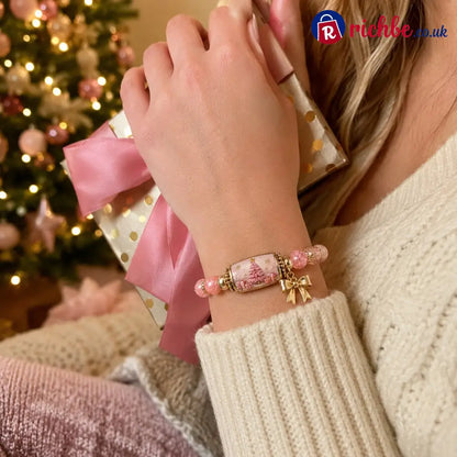 🎄 Limited Edition Christmas Story Beaded Bracelet Set – Holiday Gift Jewelry ✨🎁