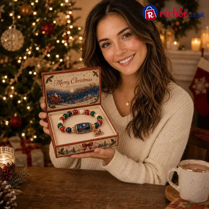 🎄 Limited Edition Christmas Story Beaded Bracelet Set – Holiday Gift Jewelry ✨🎁