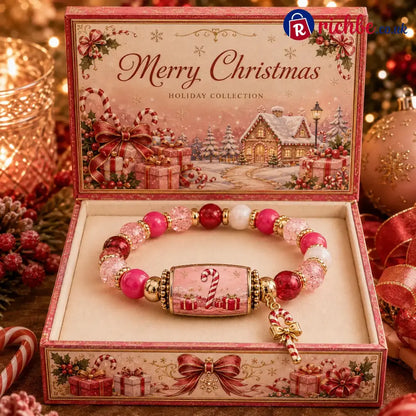 🎄 Limited Edition Christmas Story Beaded Bracelet Set – Holiday Gift Jewelry ✨🎁