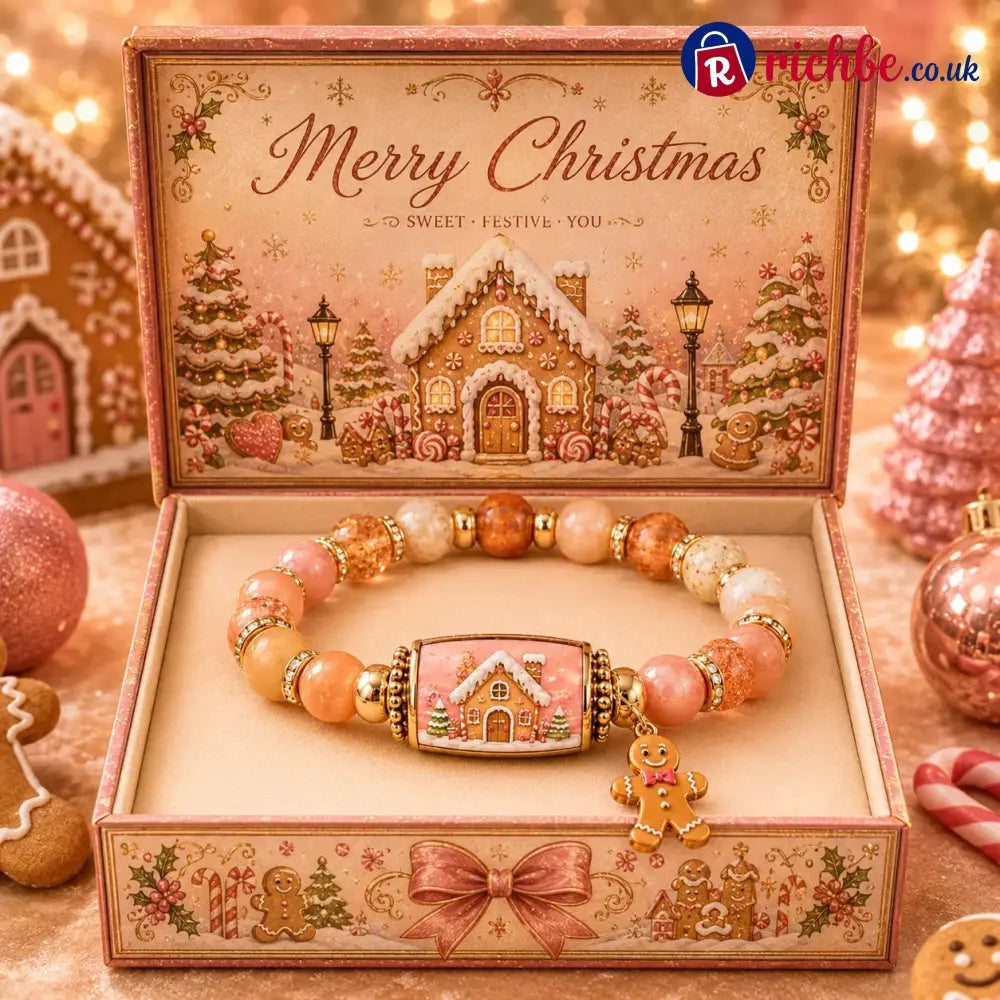🎄 Limited Edition Christmas Story Beaded Bracelet Set – Holiday Gift Jewelry ✨🎁