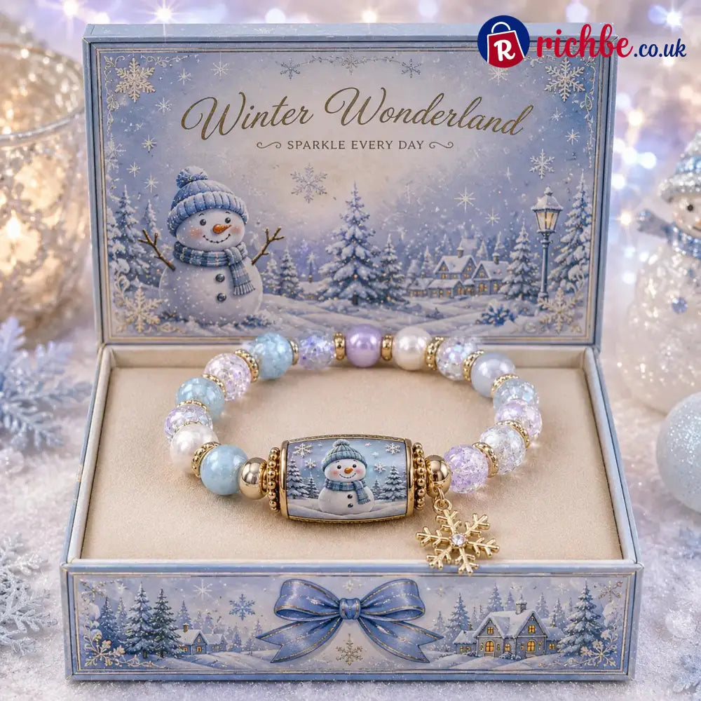 🎄 Limited Edition Christmas Story Beaded Bracelet Set – Holiday Gift Jewelry ✨🎁