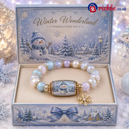 🎄 Limited Edition Christmas Story Beaded Bracelet Set – Holiday Gift Jewelry ✨🎁