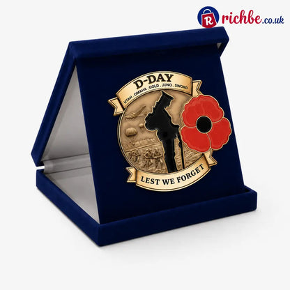 Limited Edition D-DAY 80th Anniversary Commemorative Brooch
