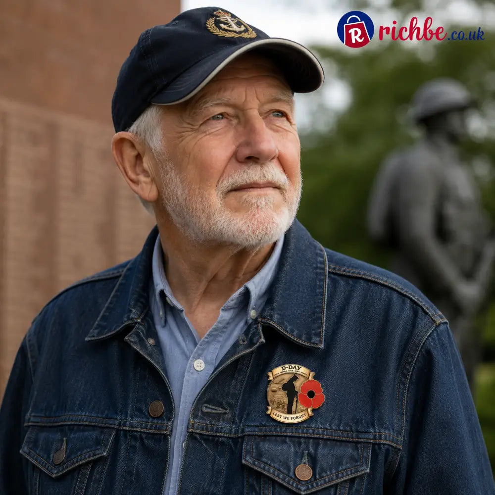 Limited Edition D-DAY 80th Anniversary Commemorative Brooch