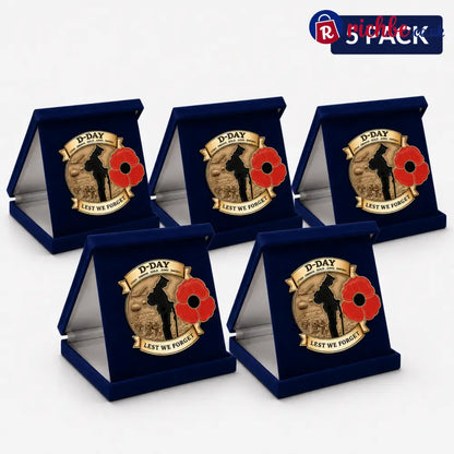 Limited Edition D-DAY 80th Anniversary Commemorative Brooch