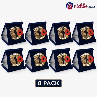 Limited Edition D-DAY 80th Anniversary Commemorative Brooch