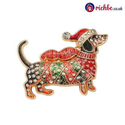 Limited Edition Dachshund Brooch - Classic