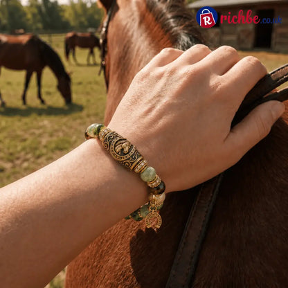 🔥Limited Edition🐎 Western Horse Guardian Crystal Bracelet👍