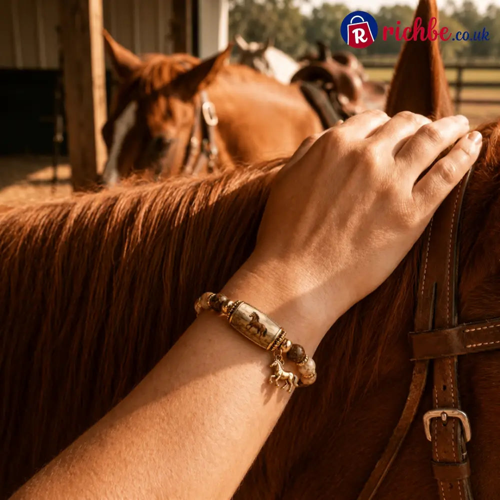 🔥Limited Edition🐎 Western Horse Guardian Crystal Bracelet👍