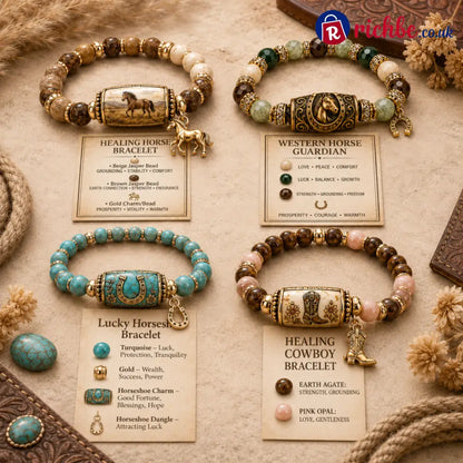 🔥Limited Edition🐎 Western Horse Guardian Crystal Bracelet👍