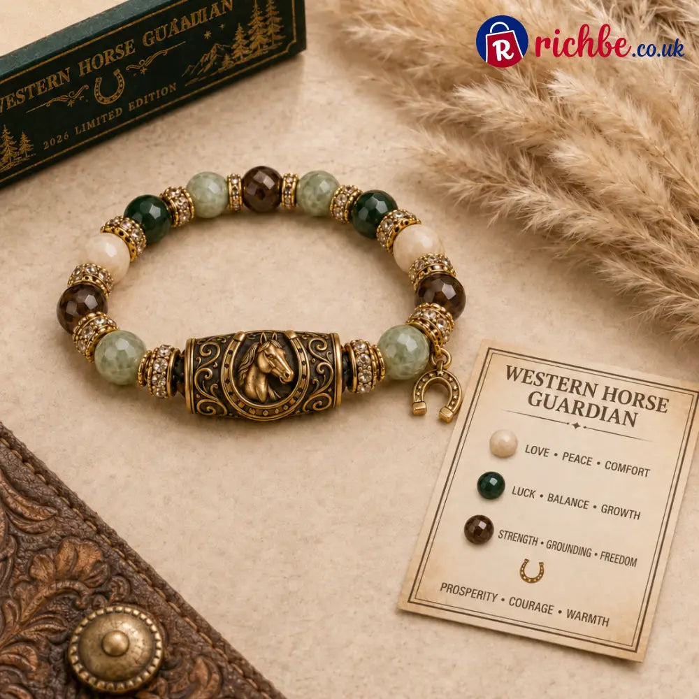 🔥Limited Edition🐎 Western Horse Guardian Crystal Bracelet👍
