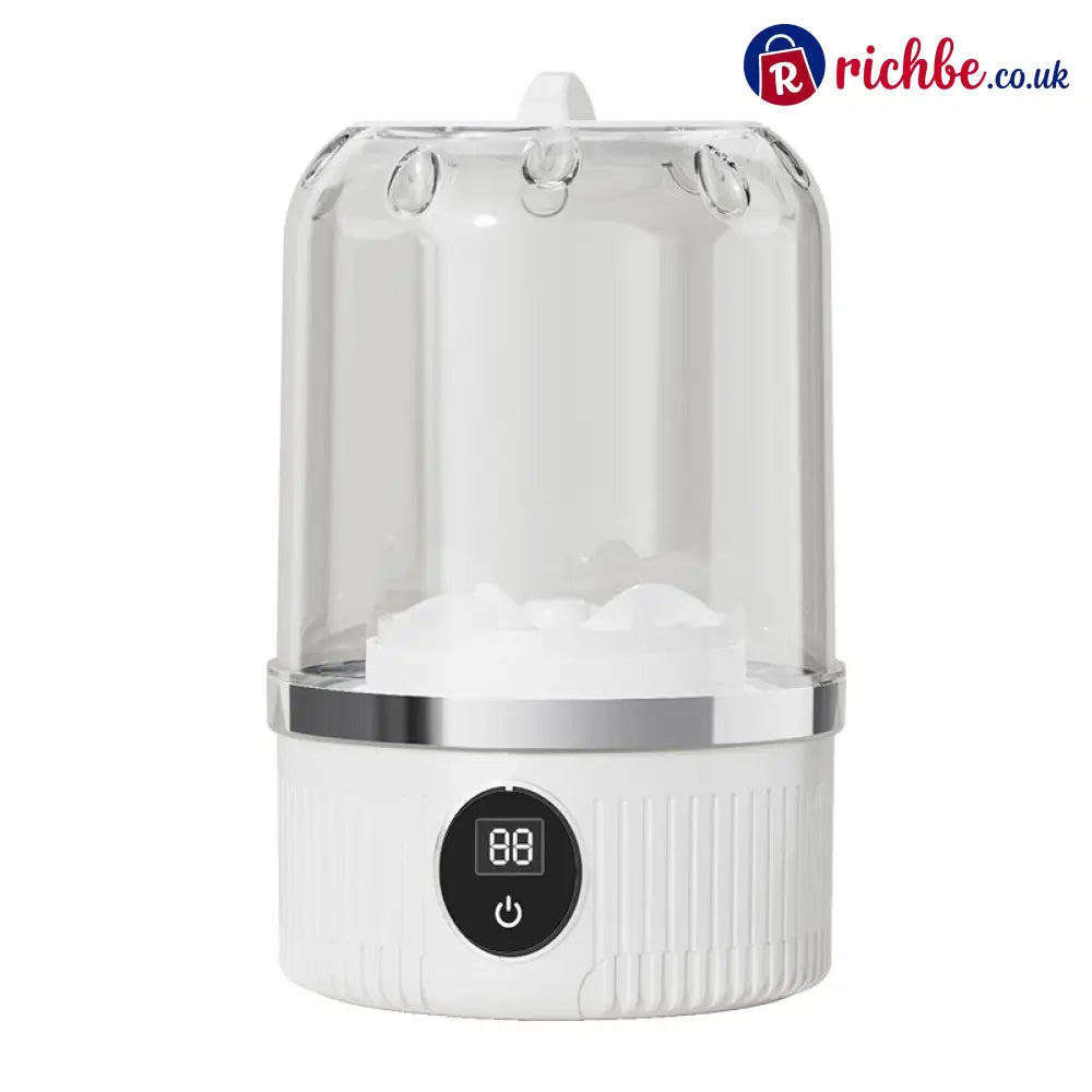 Limited Sale 49% OFF🎁Free your hands🥰Wireless Charging Mini Washing Machine - White - Hot Sale