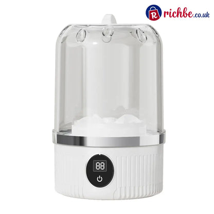 Limited Sale 49% OFF🎁Free your hands🥰Wireless Charging Mini Washing Machine - White - Hot Sale