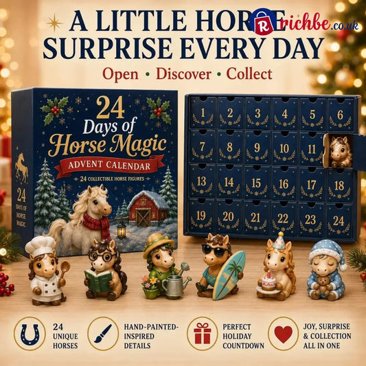 ⏰Limited Stock 50% OFF - 🎄 🐴2026 Horse Advent Calendar | 24 Days of Horse Magic🎁